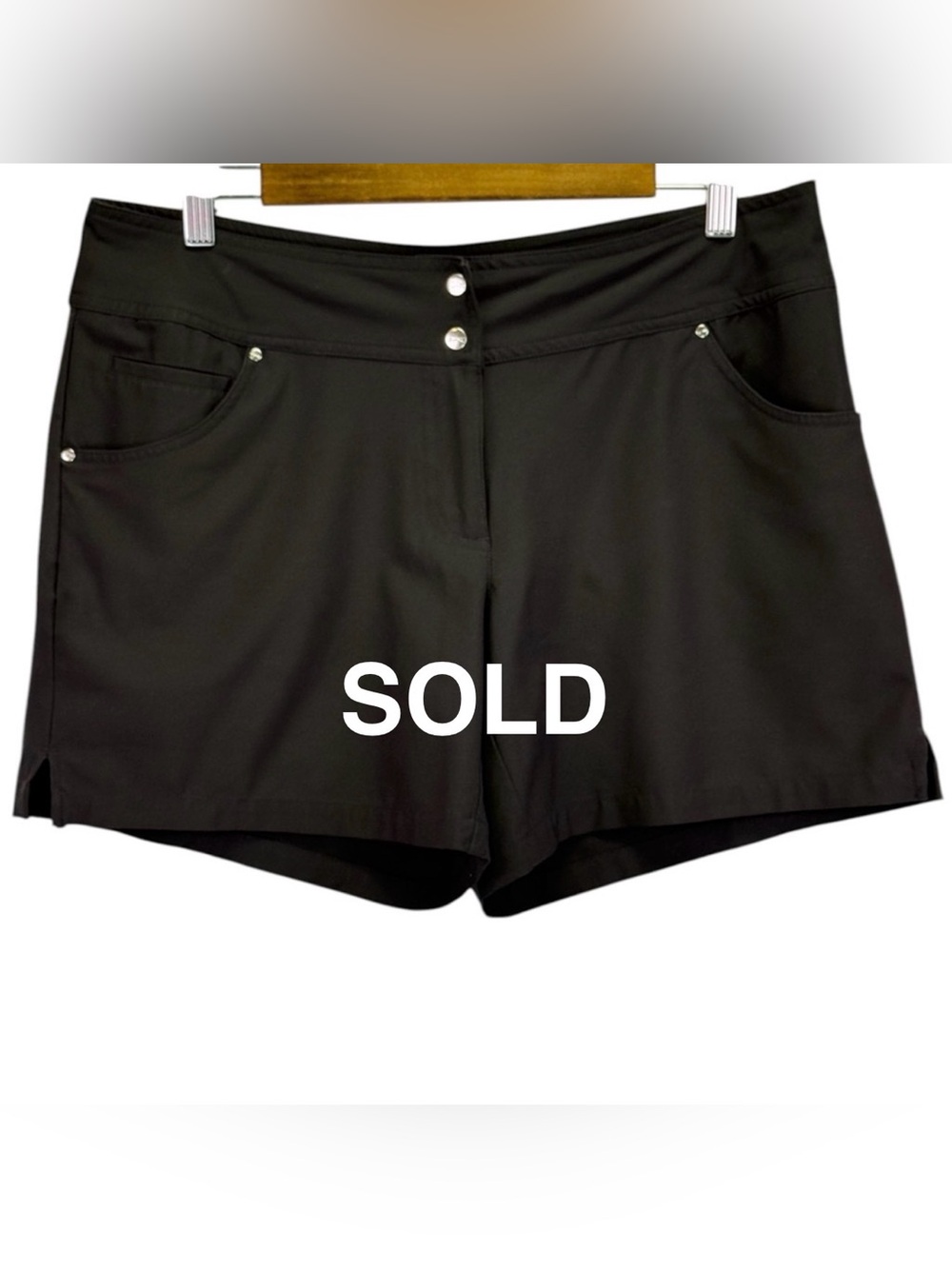 Slazenger Women's Black Golf Performance Athletic Shorts Size 10